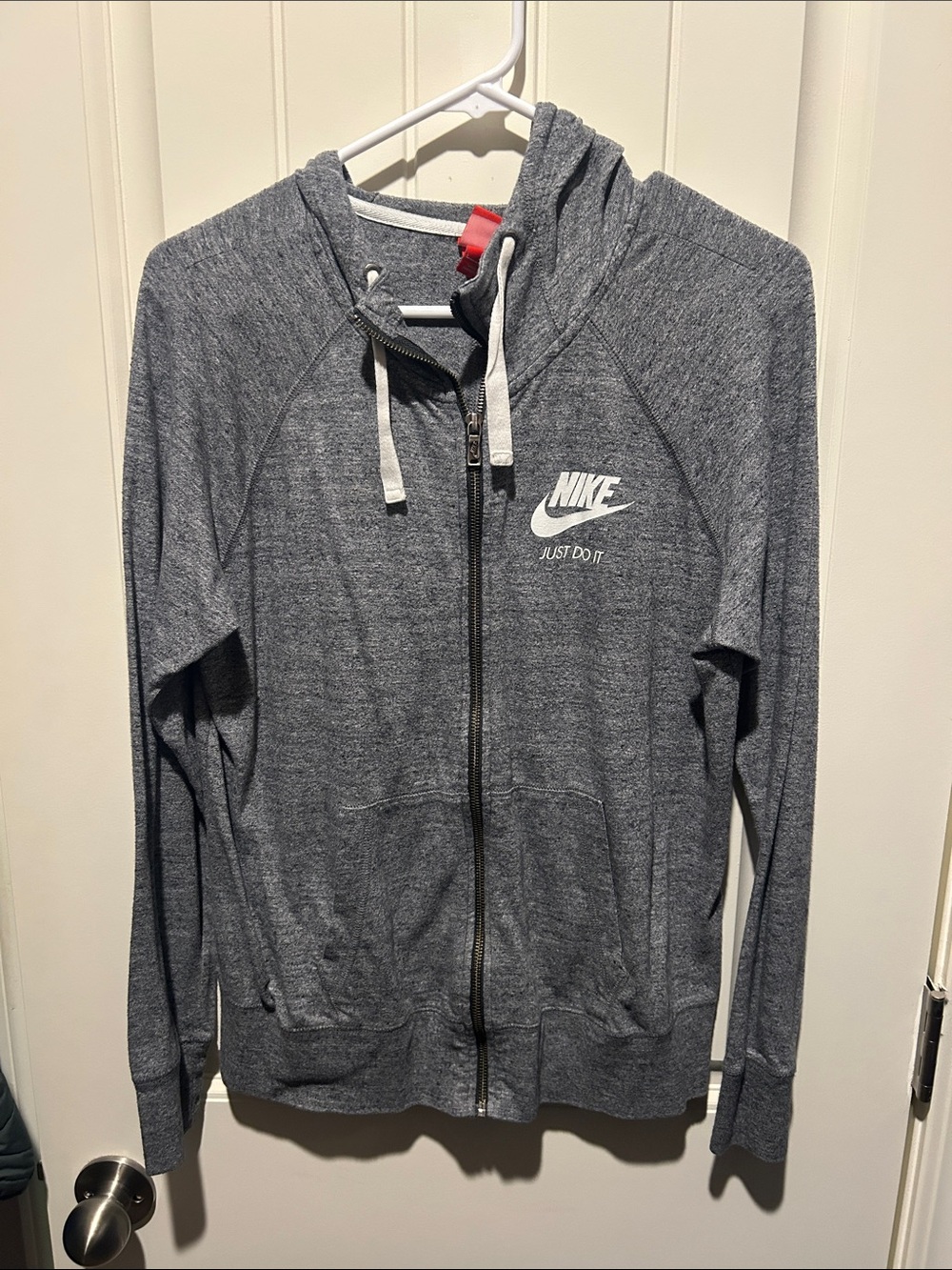 Nike Gray Heather Full-Zip Hoodie Jacket
